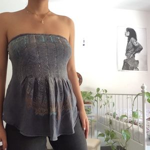 Guess Aztec style tube top